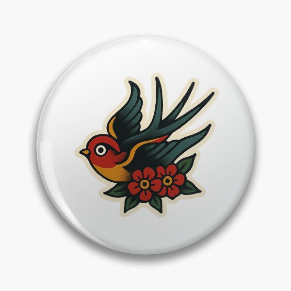 Item preview, Traditional Swallow Tattoo Design designed and sold by TraditionalData.