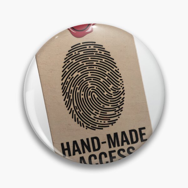 Item preview, Tan Tag with Fingerprint Graphic and Red Wax Seal designed and sold by Creative88Art.