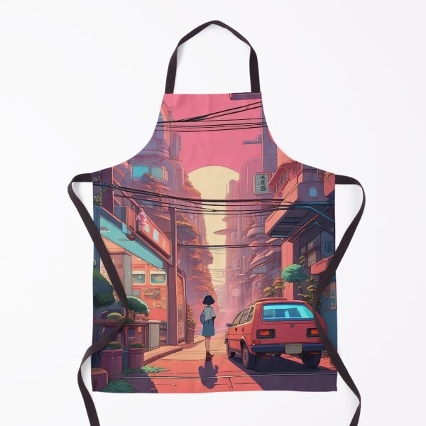 Item preview, Chill Future Retro Lofi Sunset City designed and sold by DreamCraze.