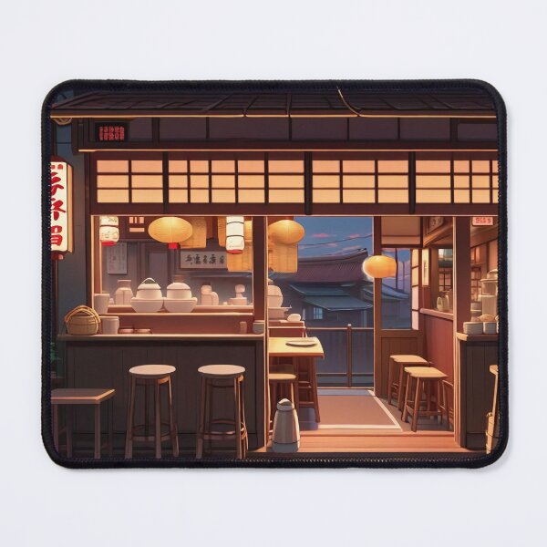 Item preview, Cozy Japanese Lofi Art Ramen Restaurant designed and sold by DreamCraze.