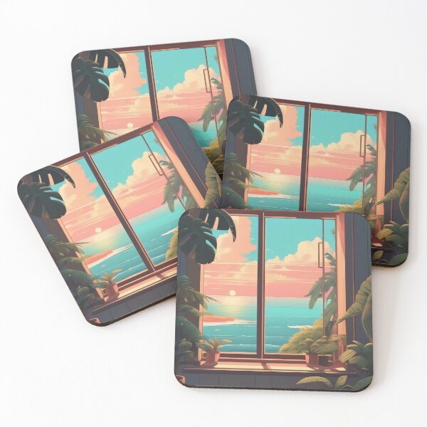Item preview, Cozy Lofi Ocean View designed and sold by DreamCraze.