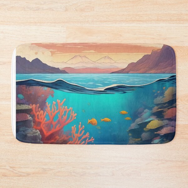 Artikelvorschau, Ozean-Lofi-Kunst-Unterwasserfische entworfen und verkauft von DreamCraze.