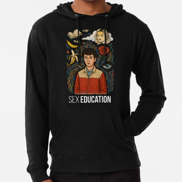 Item preview, Surreal Sex Education Fan Art Featuring Otis and Maeve in a Dreamlike Style | Netflix Inspired Design designed and sold by DrawHandArt.