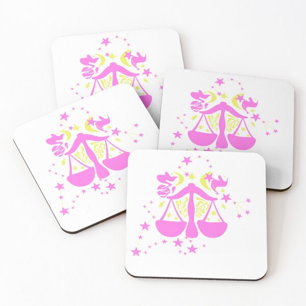 Item preview, Pink Libra Energy Zodiac Stickers designed and sold by AlienTechs.