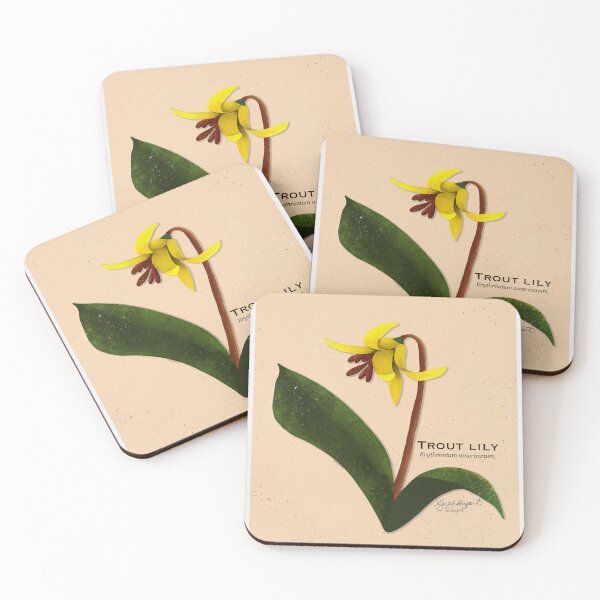 Item preview, Trout Lily Botanical Illustration designed and sold by Peleegirl.