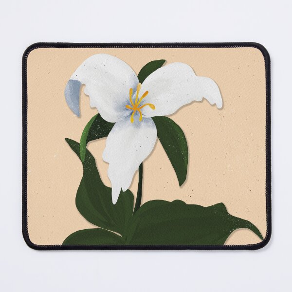 Item preview, White Trillium Botanical Illustration designed and sold by Peleegirl.