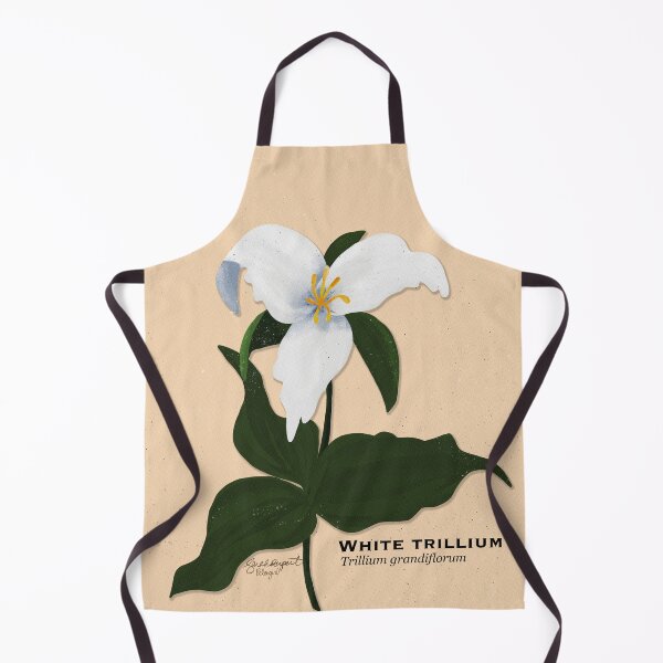 Item preview, White Trillium Botanical Illustration designed and sold by Peleegirl.
