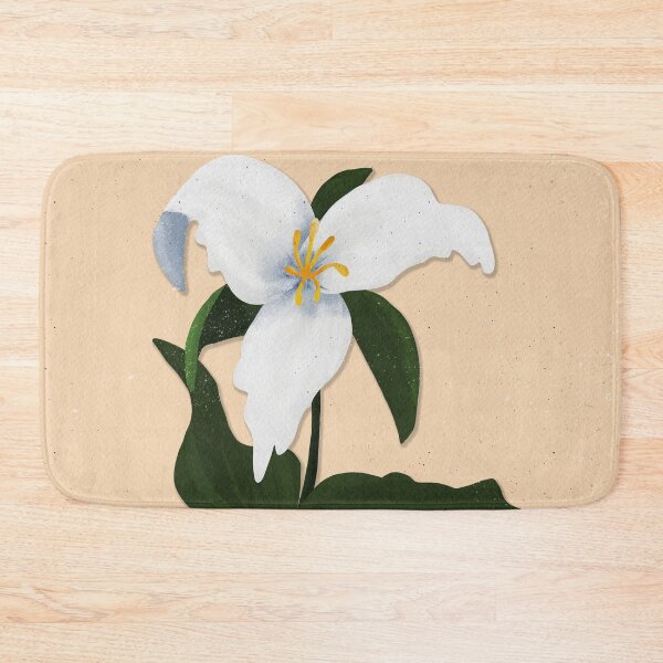 Item preview, White Trillium Botanical Illustration designed and sold by Peleegirl.