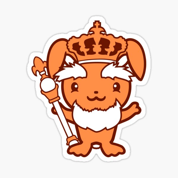 Item preview, Rabbit King Crown Old Man Scepter Ruler Leader Fun designed and sold by shirt-o-mat.