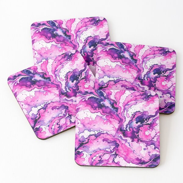 Item preview, Purple Pink Splash Marble Design designed and sold by CraftachicDsgn.