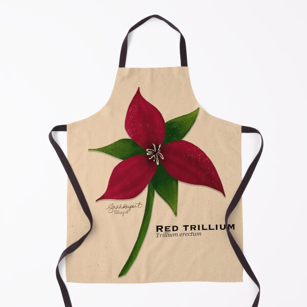 Item preview, Red Trillium Botanical Illustration designed and sold by Peleegirl.