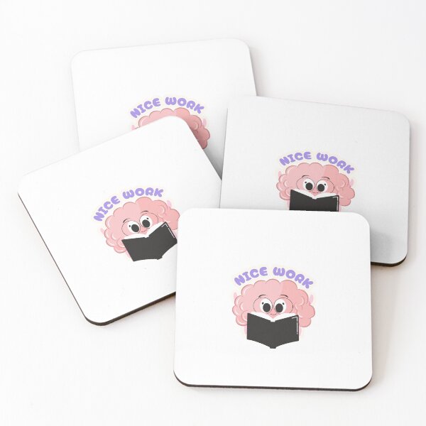 Item preview, Nice Work! Motivational Sticker Design designed and sold by Relevant Merch.