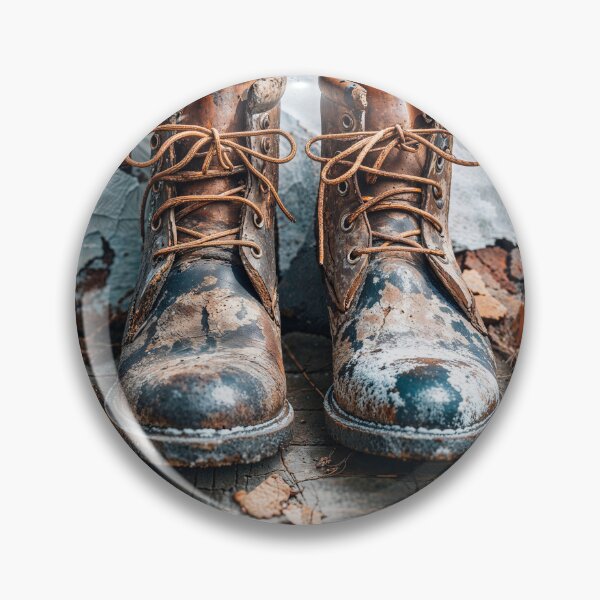Item preview, Walk a Mile in My Shoes – Two Boots designed and sold by LukianArtPrint.
