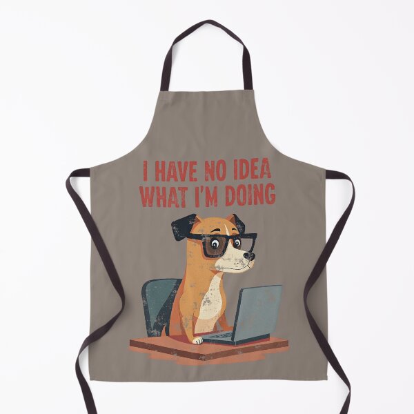 Item preview, Dog with Glasses Has No Clue designed and sold by CreativoDesign.