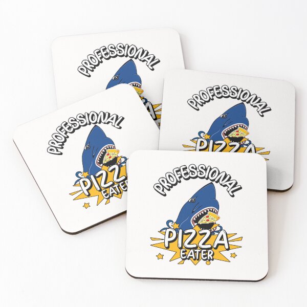 Item preview, Shark Eating Pepperoni Pizza Slice Lover designed and sold by Sartoris Art.