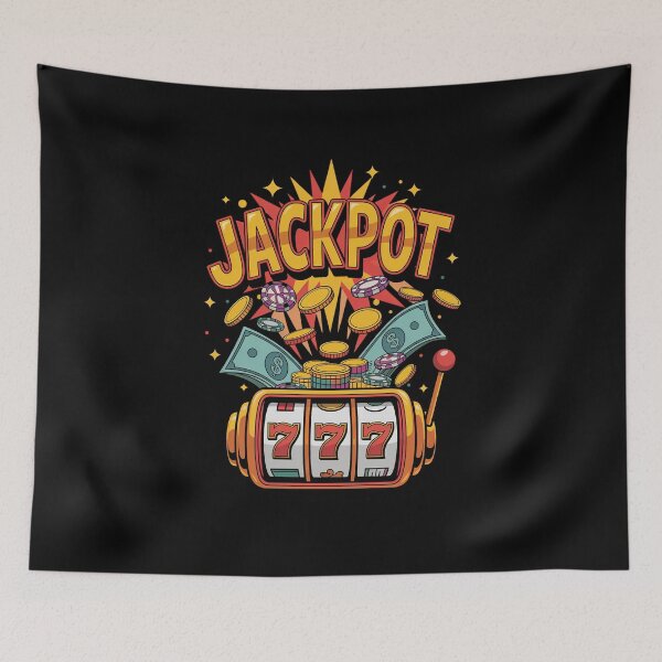 Item preview, Jackpot Vegas Vibes – Retro Casino Win Design designed and sold by GiftedExplorer.