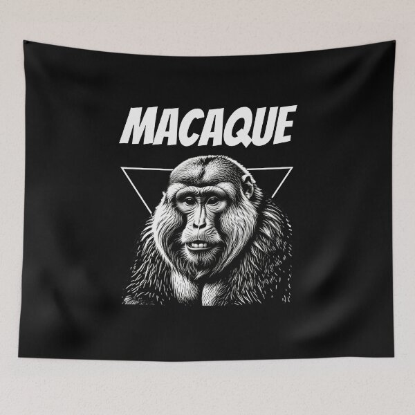 Item preview, Adorable Tibetan Macaque Monkey men women designed and sold by Jeangel97.