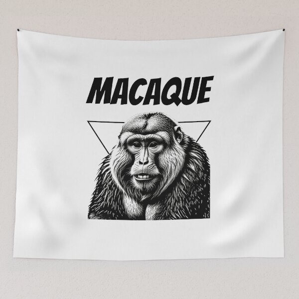 Item preview, Adorable Tibetan Macaque Monkey men women designed and sold by Jeangel97.