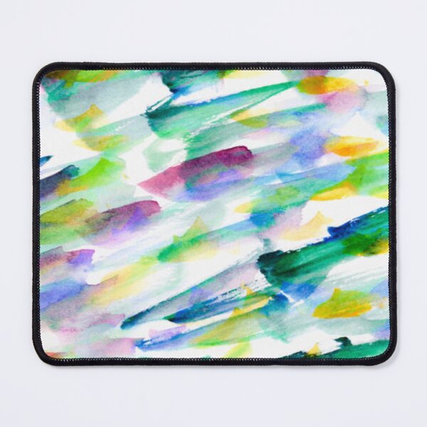 Item preview, Background with irregular oblique brushstrokes in shades of blue, green and purple designed and sold by MTShoppingLine.