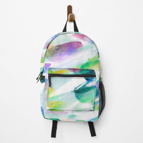 Item preview, Background with irregular oblique brushstrokes in shades of blue, green and purple designed and sold by MTShoppingLine.