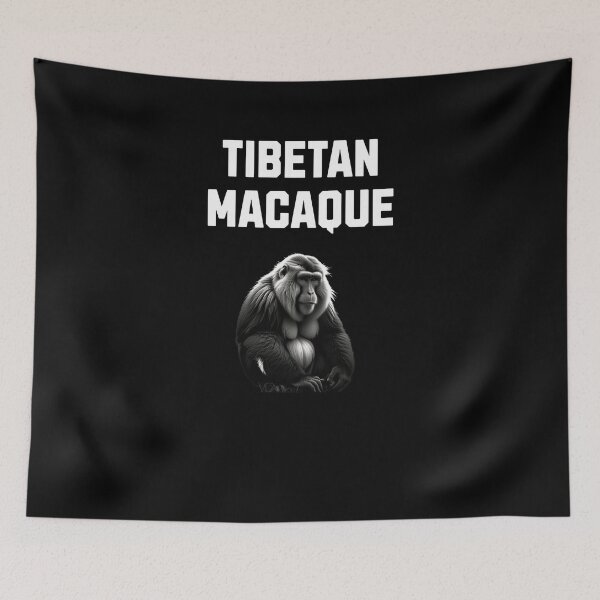 Item preview, Charming Tibetan Macaque Monkey men women designed and sold by Jeangel97.