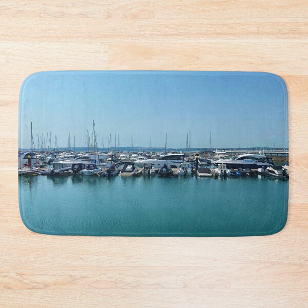 Item preview, Torquay, Devon, England | Torquay Marina with boats photography designed and sold by Lindsay Marie Patterns.