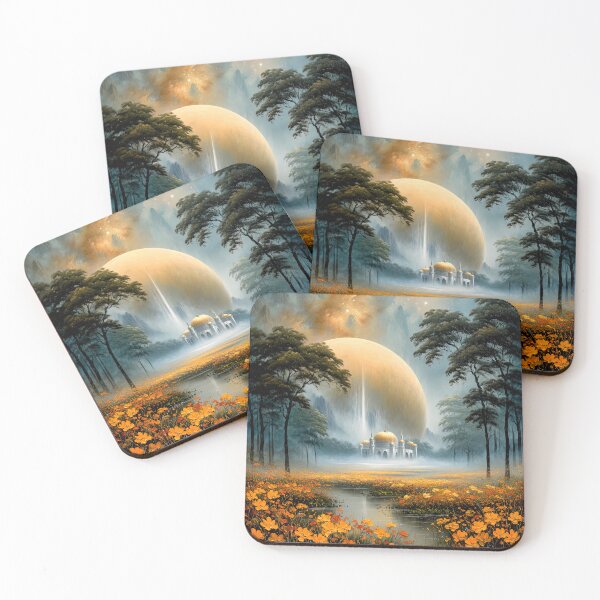Item preview, Celestial Sanctuary in a Golden Meadow designed and sold by bloorose.
