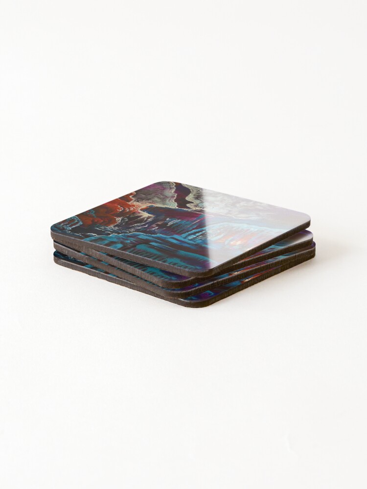 Thumbnail 4 of 5, Coasters (Set of 4), Cave System designed and sold by RagsDrag.