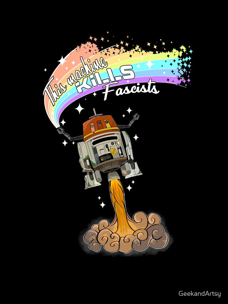 Thumbnail 4 von 4, iPhone-Hülle, Dieser Droide tötet Faschisten – Star Wars Rebellen-Hubschrauber designt und verkauft von GeekandArtsy.