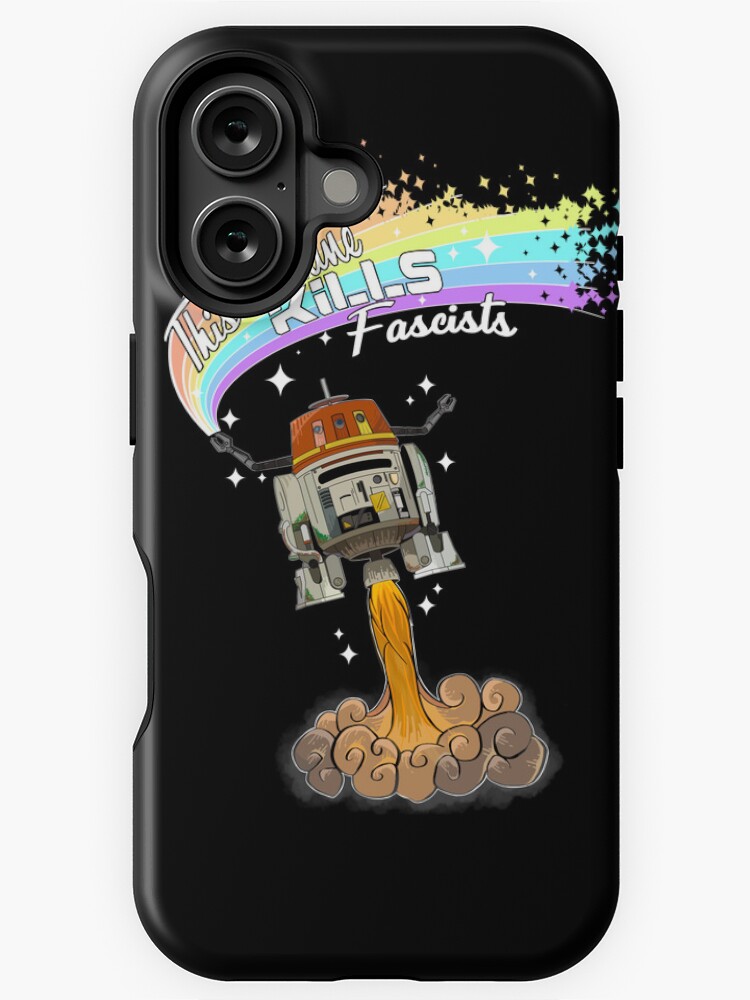 Thumbnail 1 von 4, iPhone-Hülle, Dieser Droide tötet Faschisten – Star Wars Rebellen-Hubschrauber designt und verkauft von GeekandArtsy.