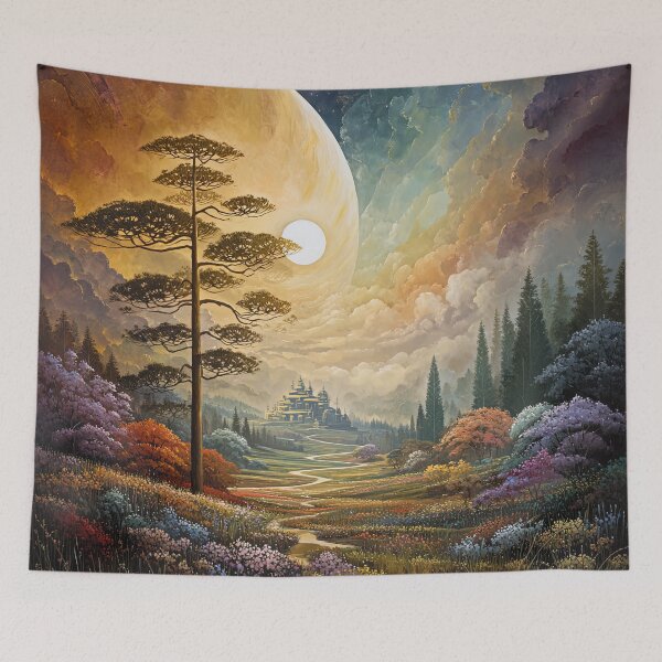 Item preview, Celestial Haven: A Journey Through Enchanted Realms designed and sold by bloorose.