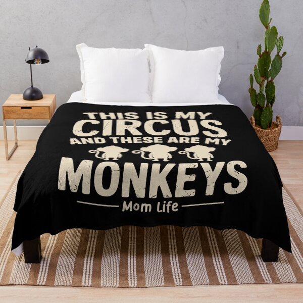 Item preview, Funny Mothers Day These Are My Monkeys designed and sold by tmerchtrends.