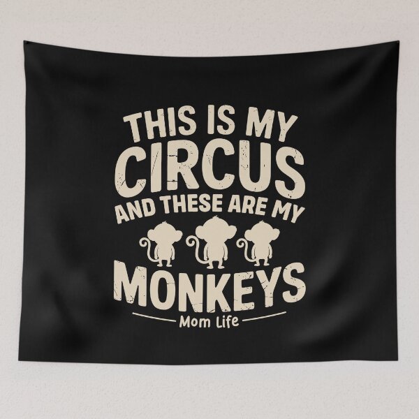 Item preview, Funny Mothers Day These Are My Monkeys designed and sold by tmerchtrends.