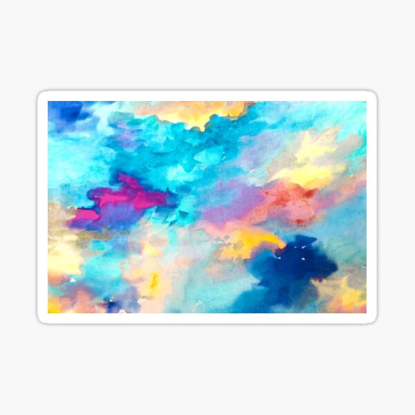 Item preview, Watercolor abstract background blue designed and sold by MTShoppingLine.