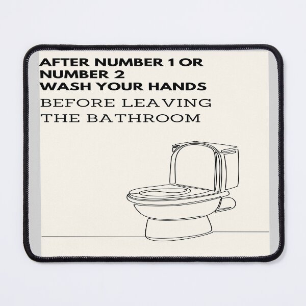 Item preview, Bathroom Etiquette  designed and sold by SNNDesignersLLC.