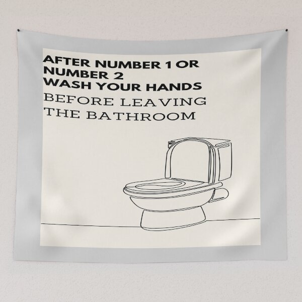 Item preview, Bathroom Etiquette  designed and sold by SNNDesignersLLC.