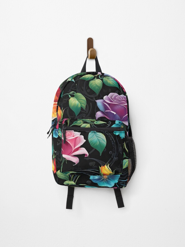 Thumbnail 1 of 3, Backpack, Lovely Roses designed and sold by SublimeMusings.