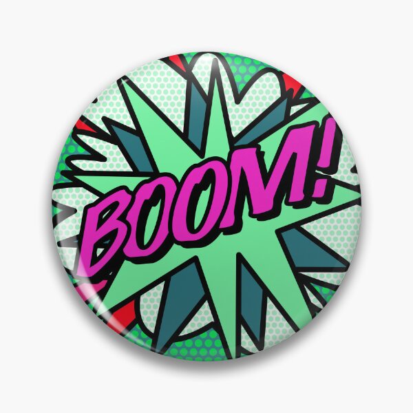 Item preview, BOOM Comic Book Cool Green Pop Art Modern Fun Retro designed and sold by theimagezone.