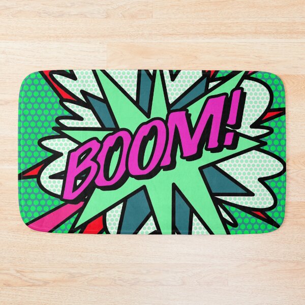 Item preview, BOOM Comic Book Cool Green Pop Art Modern Fun Retro designed and sold by theimagezone.