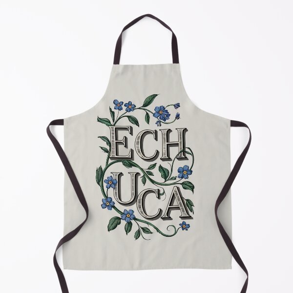 Item preview, Echuca Floral Engraving – Elegant Botanical Vintage Lettering Design designed and sold by SwanAndStone.