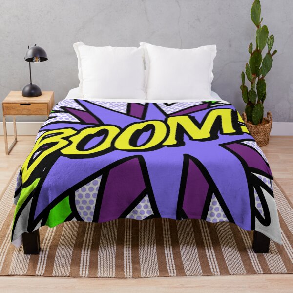 Item preview, BOOM Flash Comic Book Pop Art Modern Fun Retro designed and sold by theimagezone.
