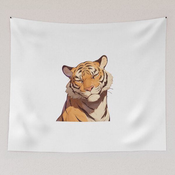 Item preview, Your cute happy friend tiger designed and sold by PatternFly.