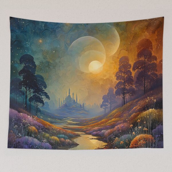 Item preview, Celestial Dreamscape: A Journey Through Enchanted Realms designed and sold by bloorose.