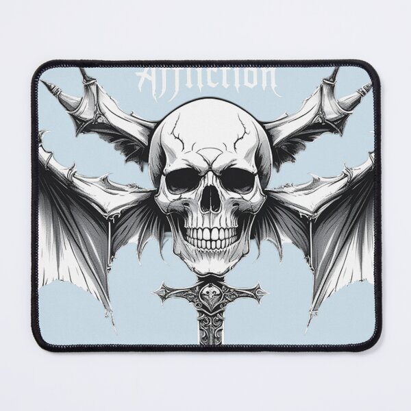 Item preview, Winged Skull of Affliction designed and sold by mo-carnival.