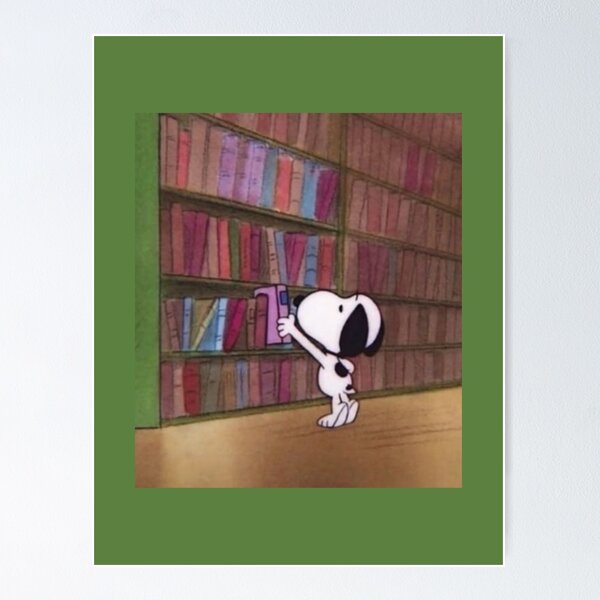 Item preview, Snoopy finding a Book designed and sold by marsuncharted.