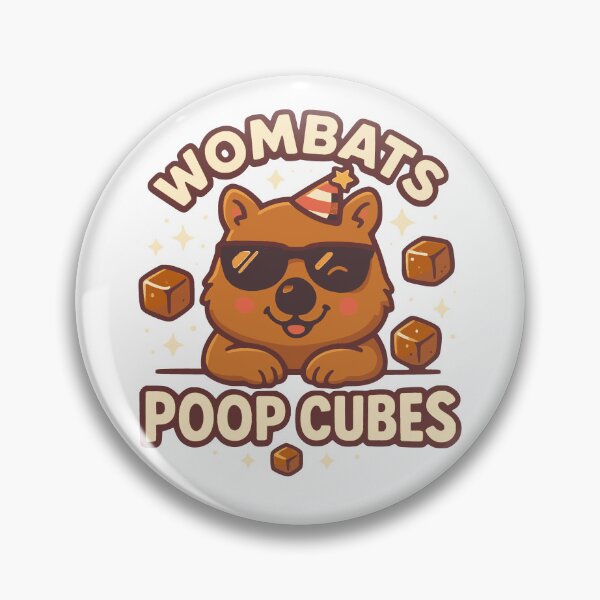 Item preview, Wombats Poop Cubes Shirt – Funny Cute Wombat Quote Tee designed and sold by JackCurtis1991.