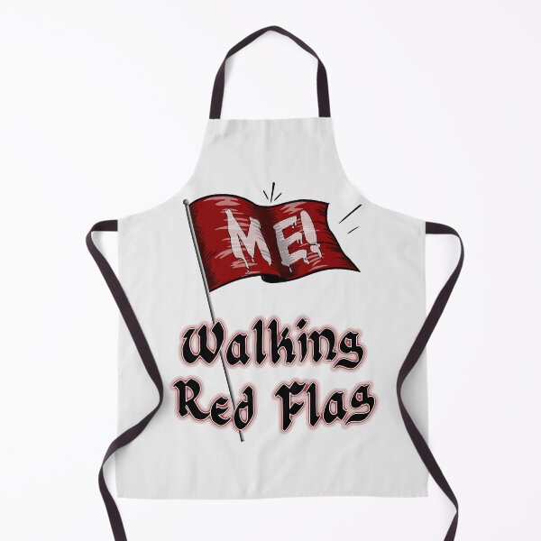 Item preview, Walking Red Flag – Bold Toxic Humor designed and sold by SHHCreations.