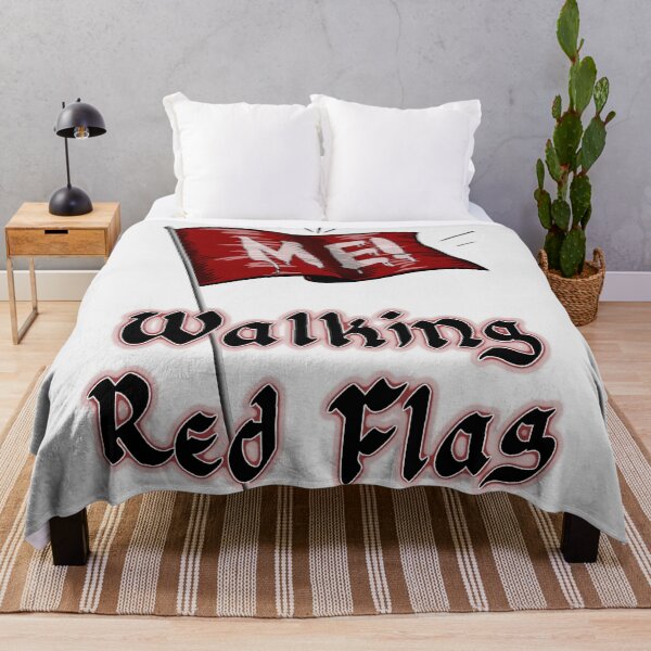 Item preview, Walking Red Flag – Bold Toxic Humor designed and sold by SHHCreations.