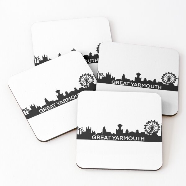 Item preview, Great Yarmouth Silhouette Skyline (with text) designed and sold by CMT.