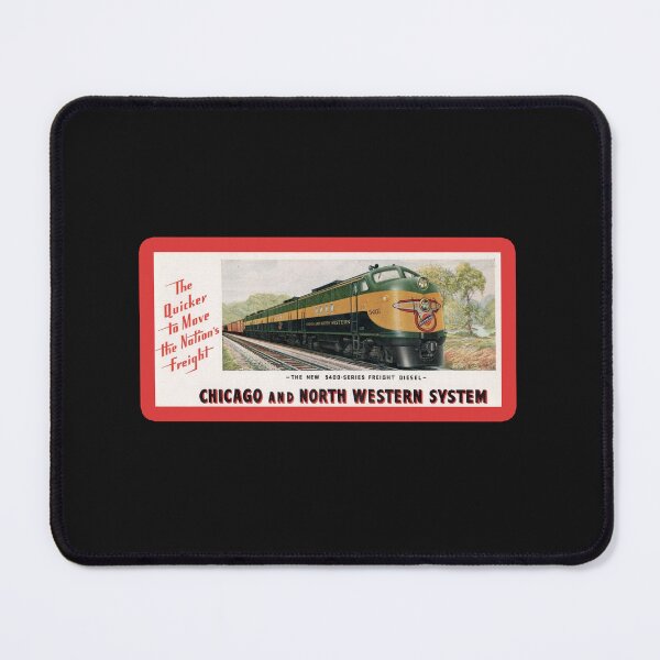 Item preview, Vintage Chicago and Northwestern Line Railroad - Quicker to Move The Nations Freight designed and sold by QuayTradingCo.